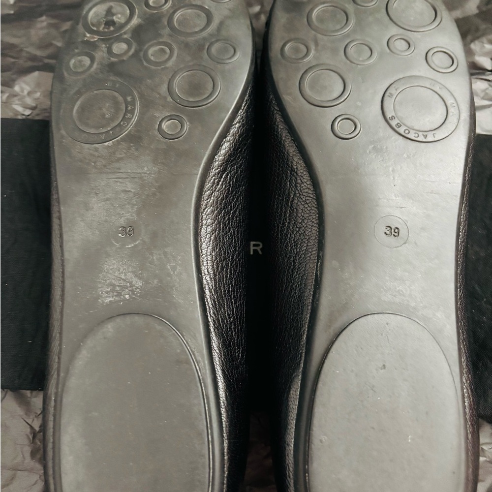 Marc by Marc Jacobs Black Leather Flats - Picture 3 of 3